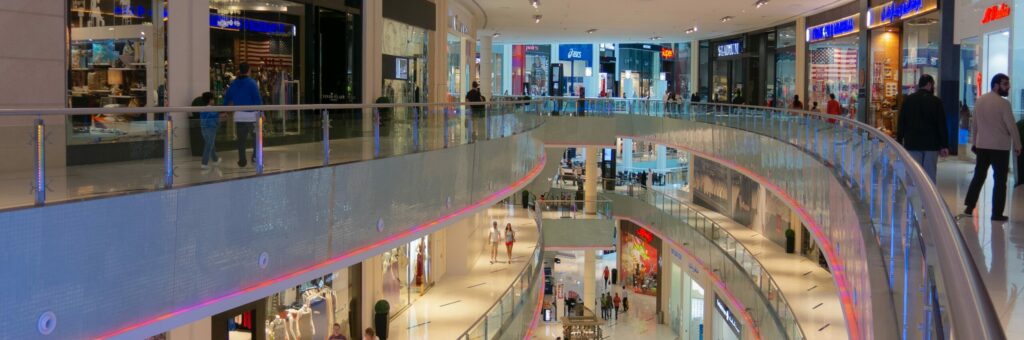 top view mall interior photo